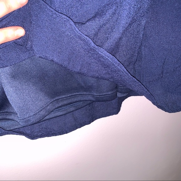 Buckle As U Wish Navy Blue Embroidered Boho Sleeveless Mini Dress Small Women’s - Picture 5 of 10